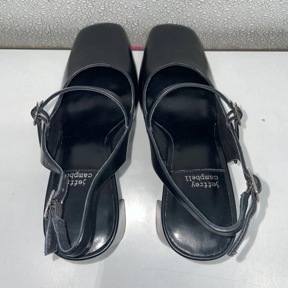 Free People x Jeffrey Campbell Women’s Paige Slingback Heels – Black – Size 7.5 - Picture 2 of 8